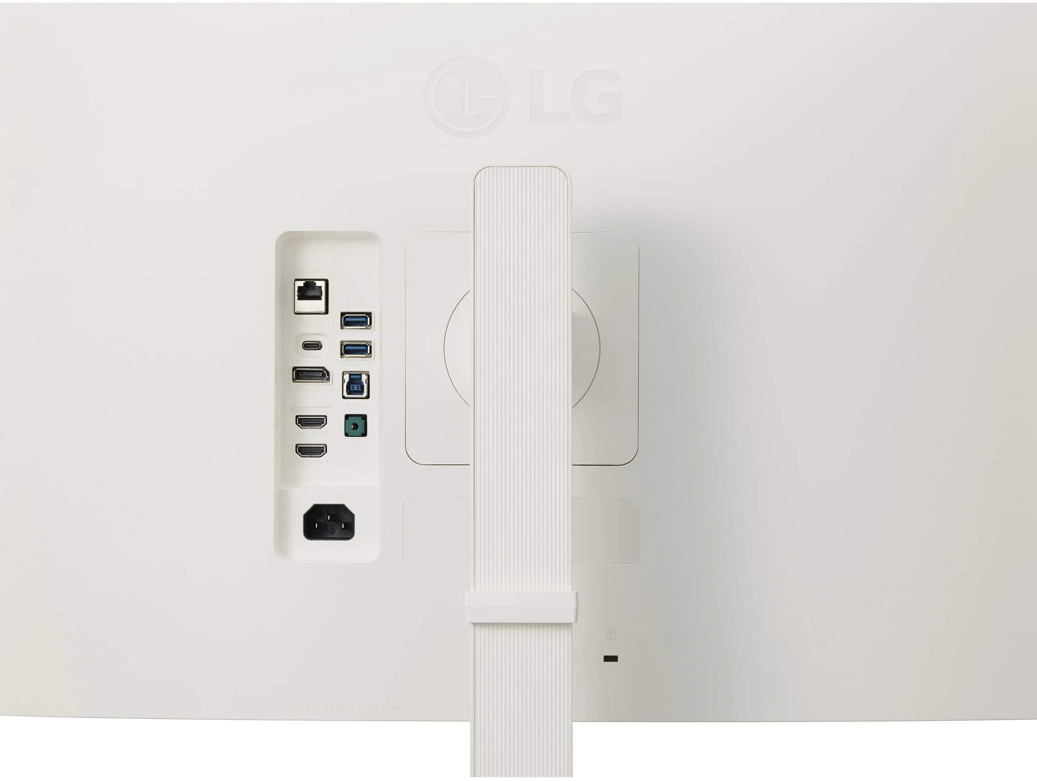 Alt View 14. LG - UltraWide 38" LED 144Hz 1-ms Curved Monitor NVIDIA G-SYNC Compatible and AMD Freesync Premium Pro with HDR - White.