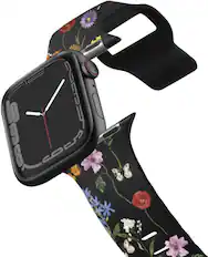 Angle. CASETiFY - Impact Band for Apple Watch 38mm, 40mm, 41mm and SE (All Series) - Ditsy Floral.