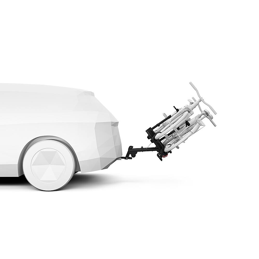 Alt View 11. Thule - Thule Epos 2-bike platform hitch bike rack with lights - Black.