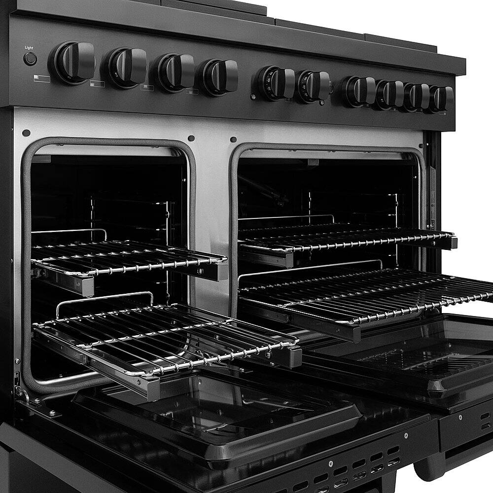 ZLINE 48" Paramount Double Oven Gas Range w/ 8 Burners in Black