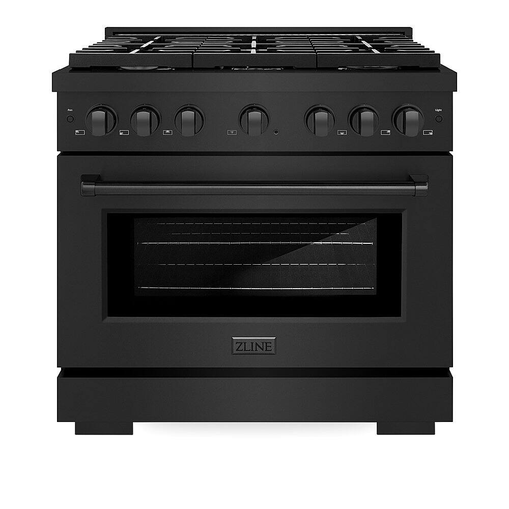 ZLINE 36" Paramount Gas Range w/ 6 Burners & Convection Oven in Black