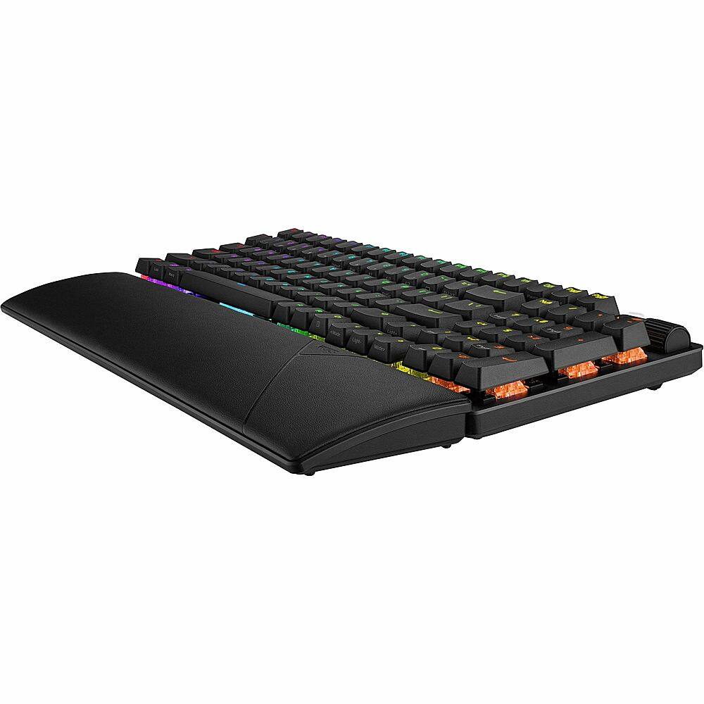 Alt View 6. ASUS - ROG Strix Scope II 96 Full Size Wireless Mechanical Gaming Keyboard with Hot-Swappable ROG NX Snow Switches - Black.