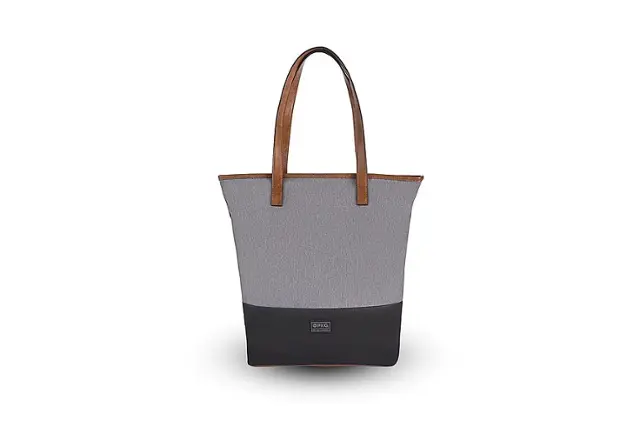 Front. PKG - Hazelton 20L Tote bag - Light Gray.