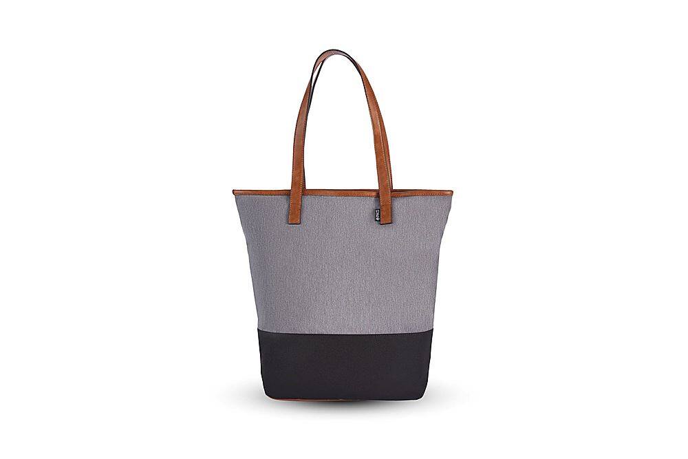 Angle. PKG - Hazelton 20L Tote bag - Light Gray.