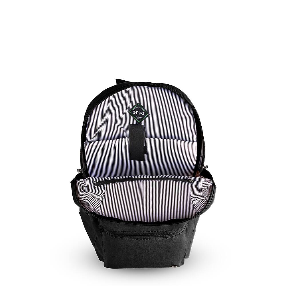 Alt View 13. PKG - Granville 22L Backpack - Black/Tan.