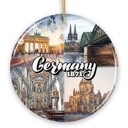 OrnamentallyYou - Artistic Germany Landmarks Bavarian Heritage and Culture Gift and Travel Souvenir Version 2 - Multi-colored