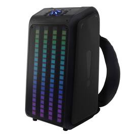 iQ Sound - Bluetooth TWS Sound Traveler Backpack Speaker W/ Reactive LED Lights