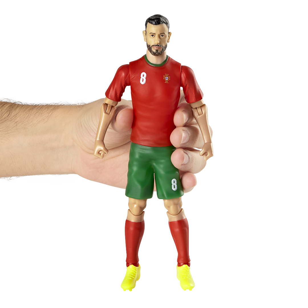 Alt View 6. Banbo Toys - Banbo Toys SOCKERS Portugal National Bruno Fernandes 8" Collectible Soccer Action Figure.