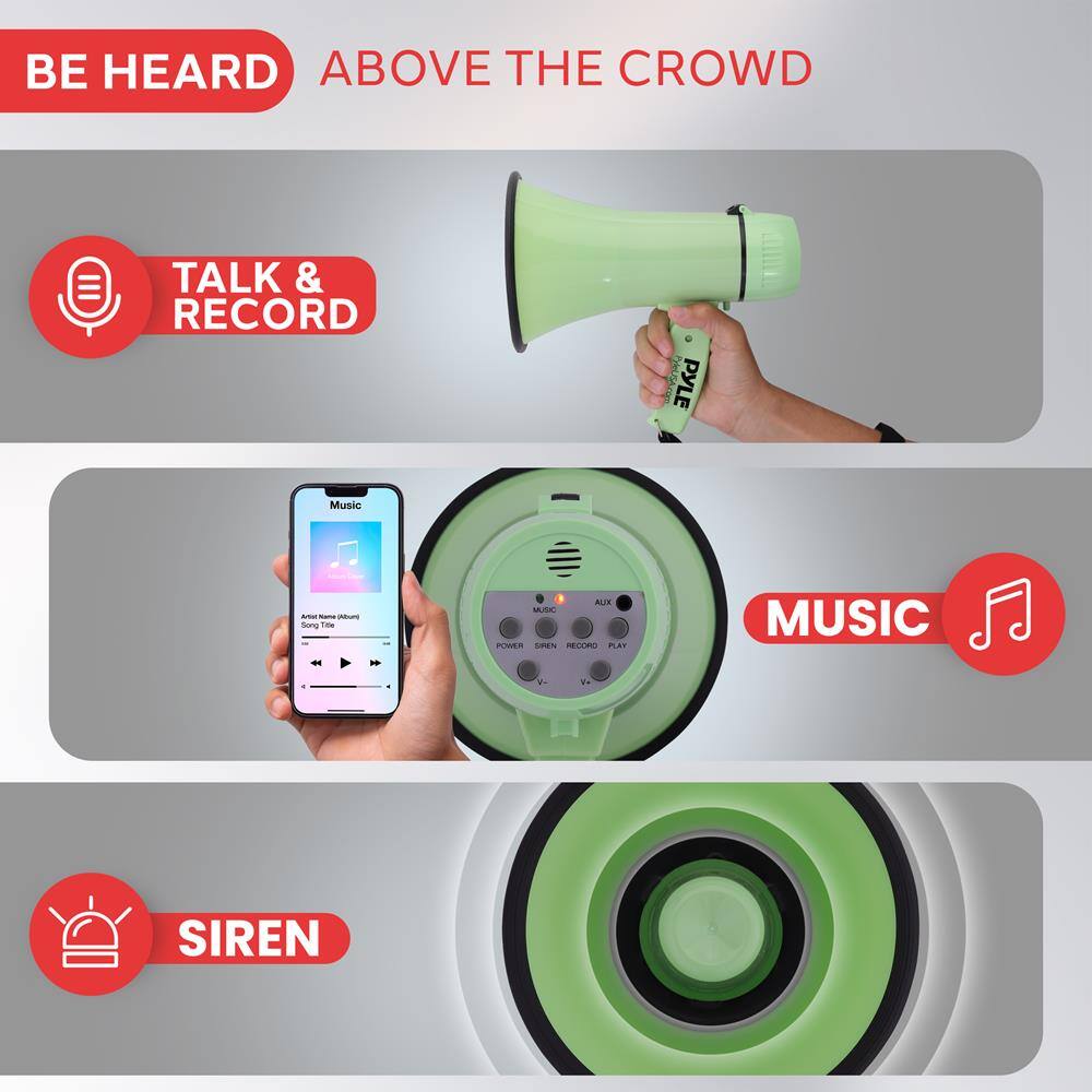 BE HEARD ABOVE THE CROWD

TALK & RECORD

MUSIC

SIREN
