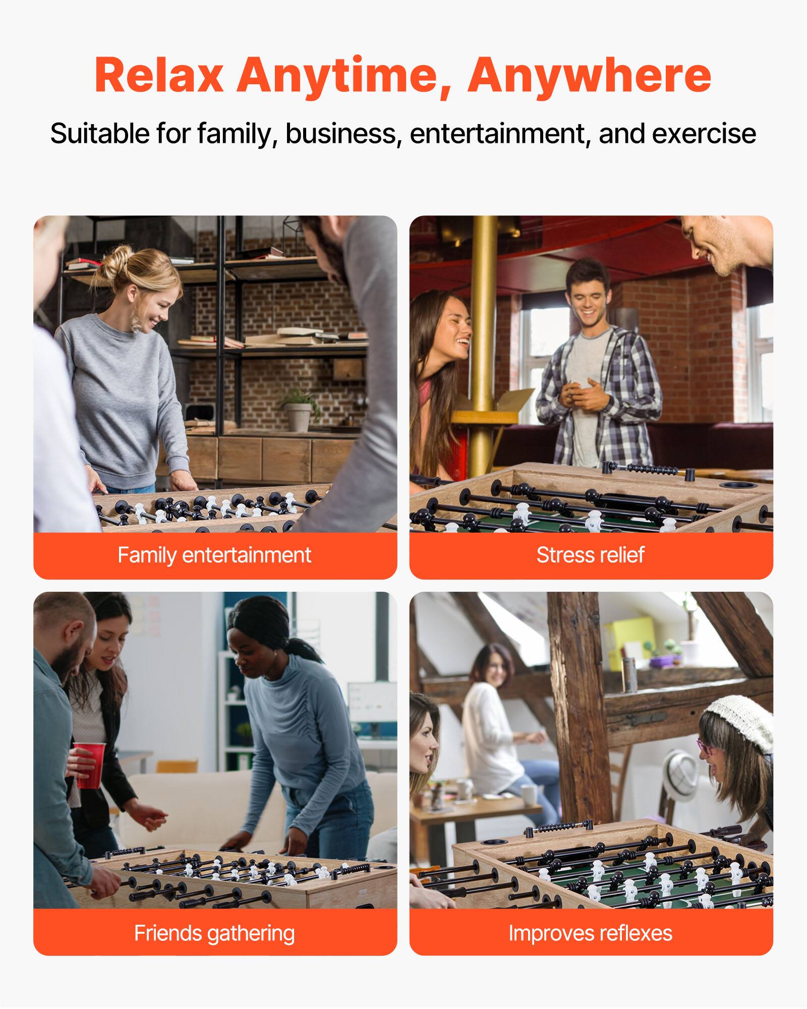 Relax Anytime, Anywhere

Suitable for family, business, entertainment, and exercise

- Family entertainment
- Stress relief
- Friends gathering
- Improves reflexes