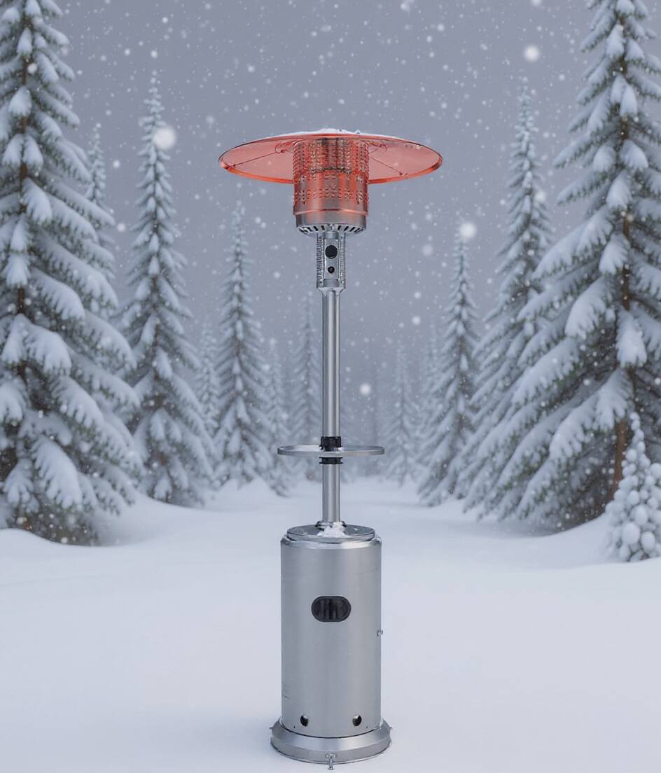 Front. GARVEE - Portable Propane Heater, with Patio Cover.