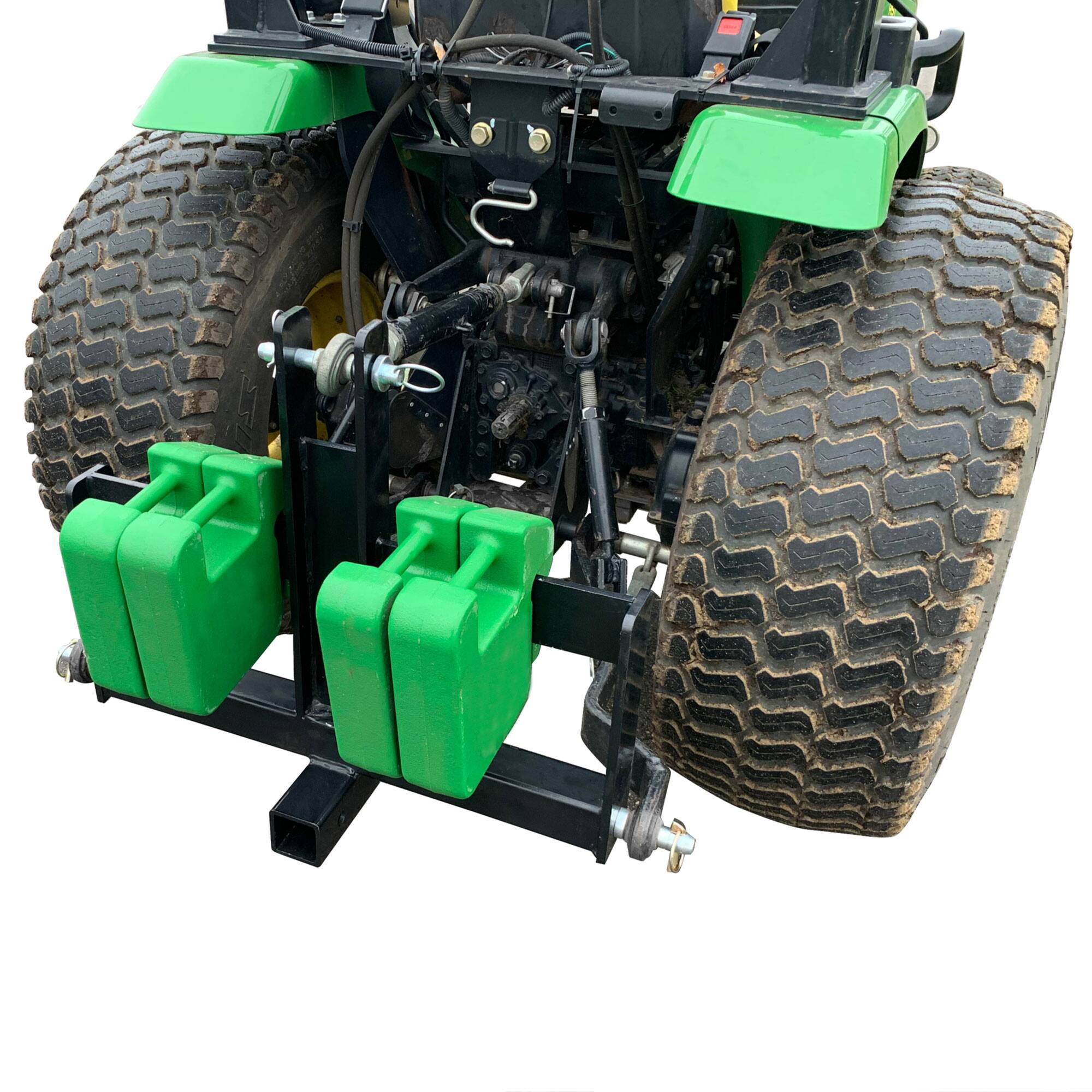 Alt View 6. Field Tuff - Field Tuff Heavy-Duty Tractor Hitch, 2" Receiver Suitcase Weight Holder, Black - Black.