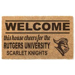 Jardine - Rutgers Scarlet Knights 18" x 30" Welcome Doormat - Brown