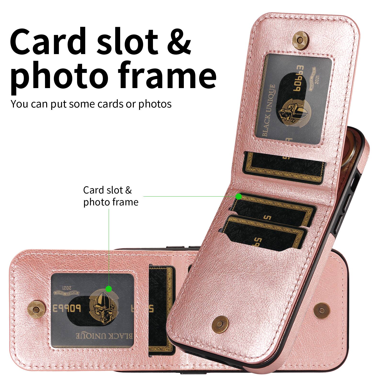 Card slot & photo frame  
You can put some cards or photos  

Card slot & photo frame  

POPP3 B 2021 UNIQUE BLACK A 6 5 I 5 2021 MA TL POPP3 S UNIQUE BLACK