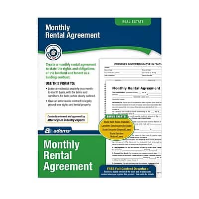 "Adams - Carbon Rental Applications, 8.5"" x 11"", (LF255) - White" price history on PriceWatchPro