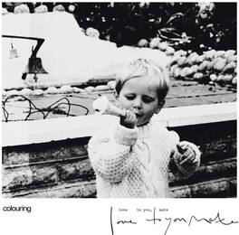 Colouring - Love To You Mate - Black & White Splatter - VINYL LP