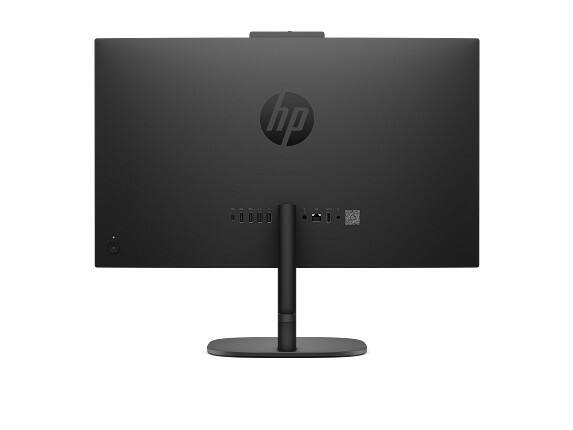 Back. HP - HP OmniStudio All-in-One Computer 23.8" FHD Intel  N-series, 16 GB;512 GB SSD - Jet black.