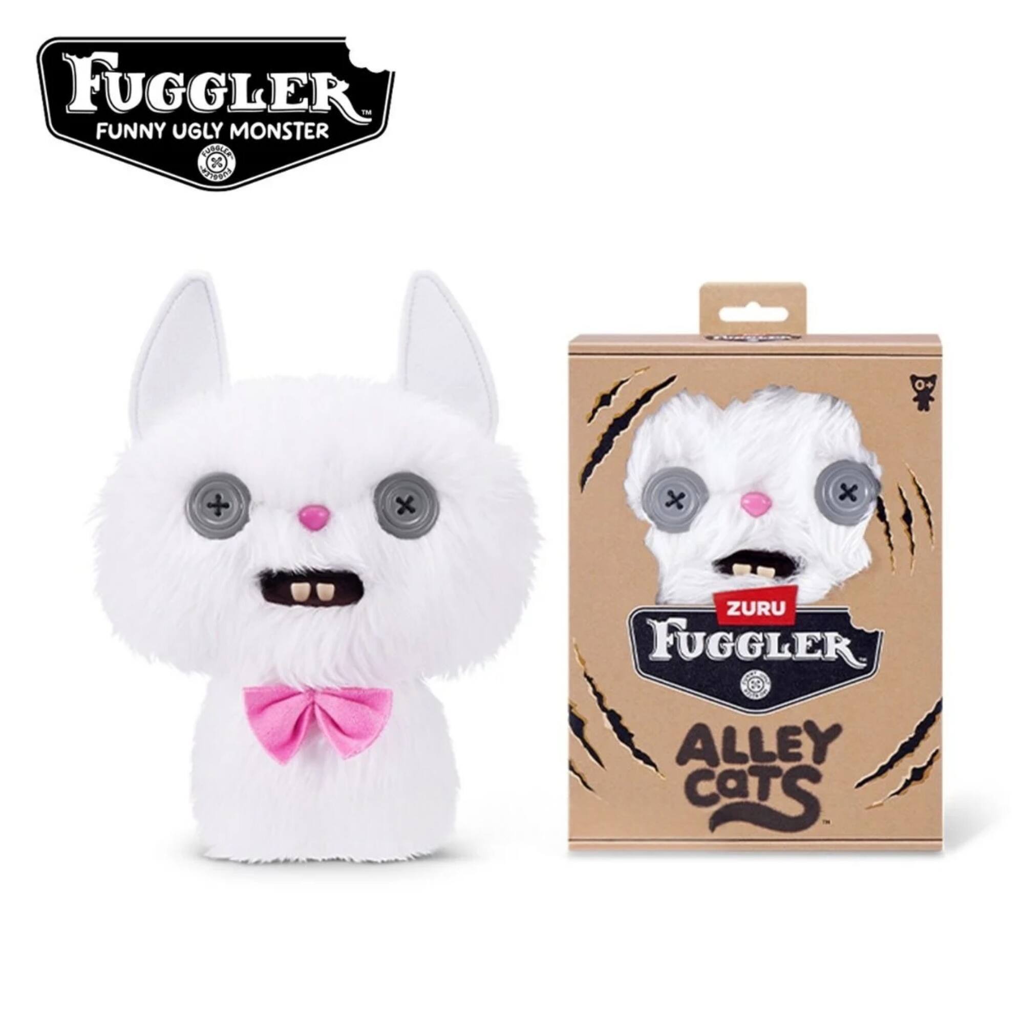 Zuru Fuggler Alley Cats Cheeze 9 Inch Plush Toy - White price history on PriceWatchPro