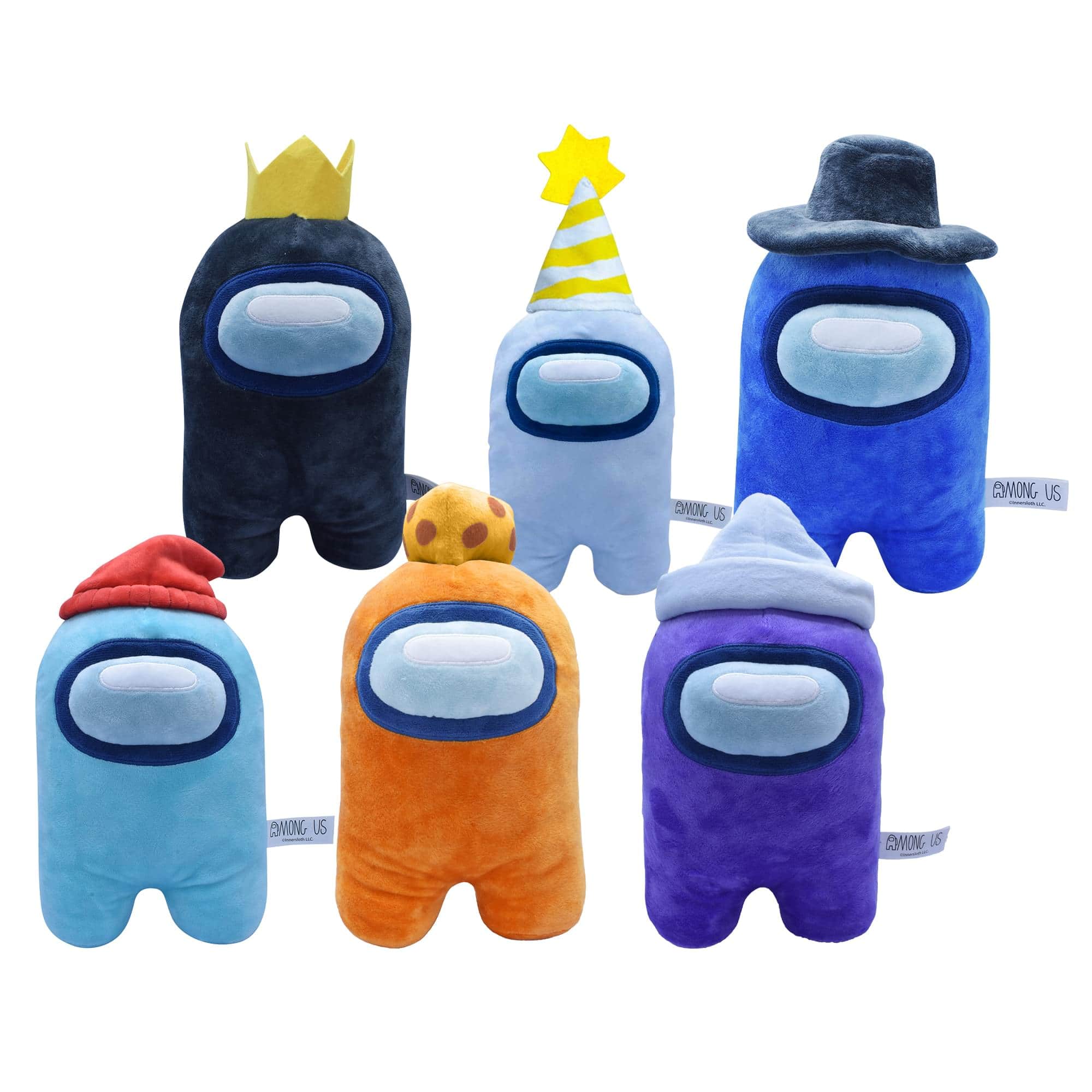 Just Toys LLC - Among Us 7 Inch Plush Set of 6