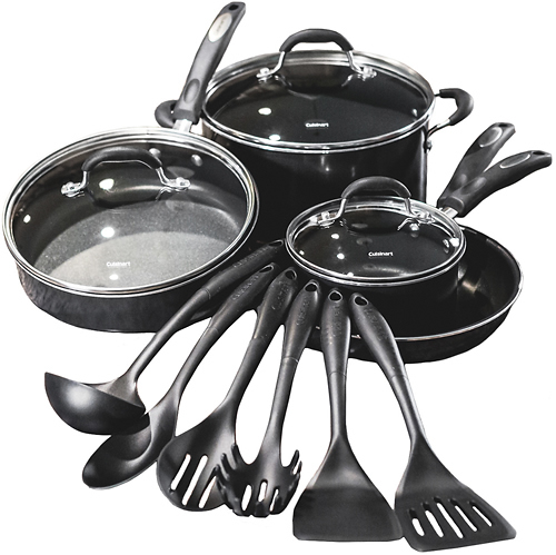 Best Buy: Cuisinart Pro Classic 14-Piece Cookware Set Black HW57-14BKCOS