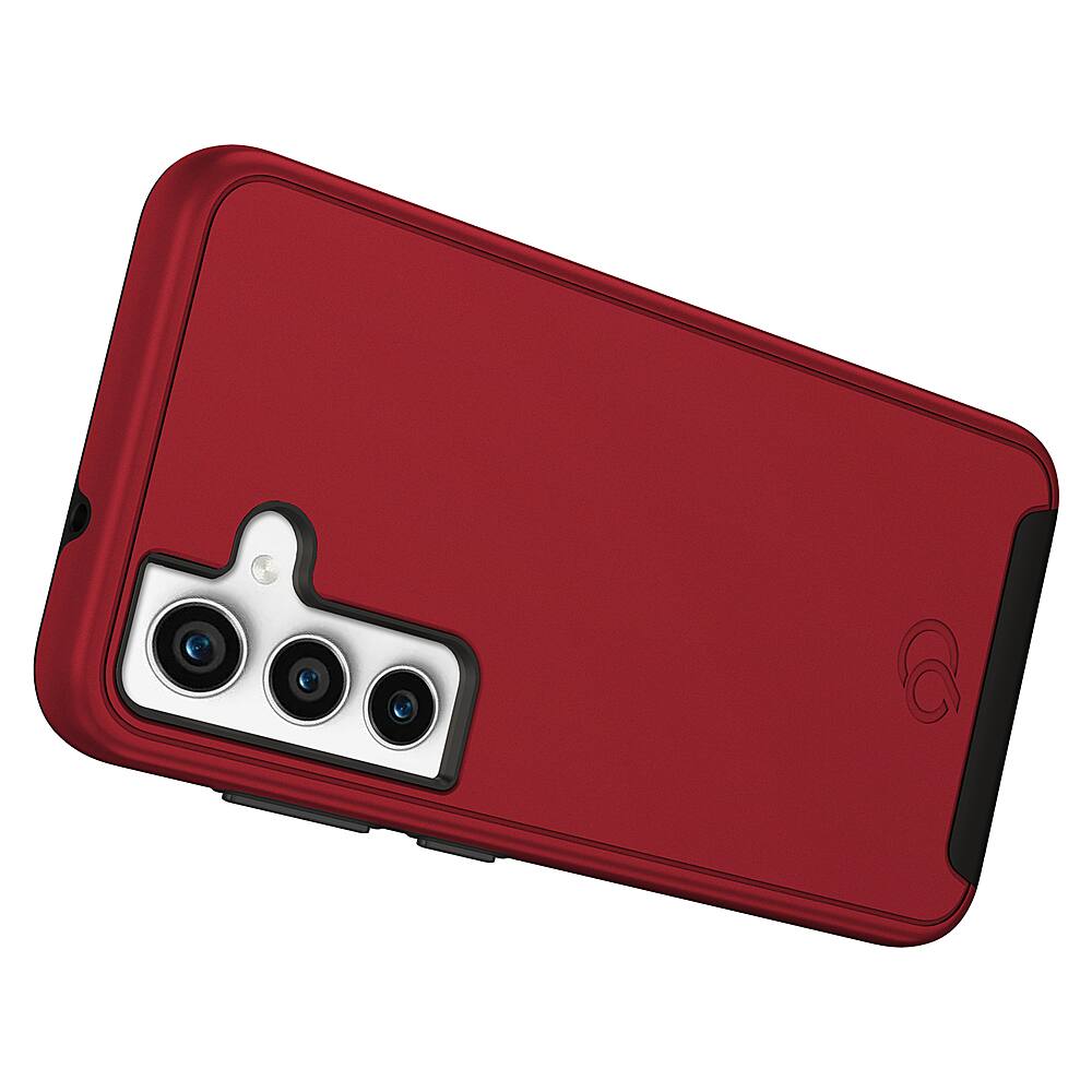 Left. Nimbus9 - Cirrus 2 Case for Samsung Galaxy S24 Plus - Crimson.