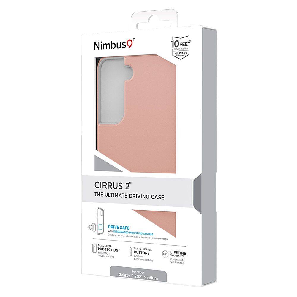 Alt View 2. Nimbus9 - Cirrus 2 Case for Samsung Galaxy S21 Plus 5G - Rose Gold.