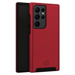 Nimbus9 - Cirrus 2 Case for Samsung Galaxy S24 Ultra Case - Basic with Mount - Textured Finish - Integrated Mounting - Crimson