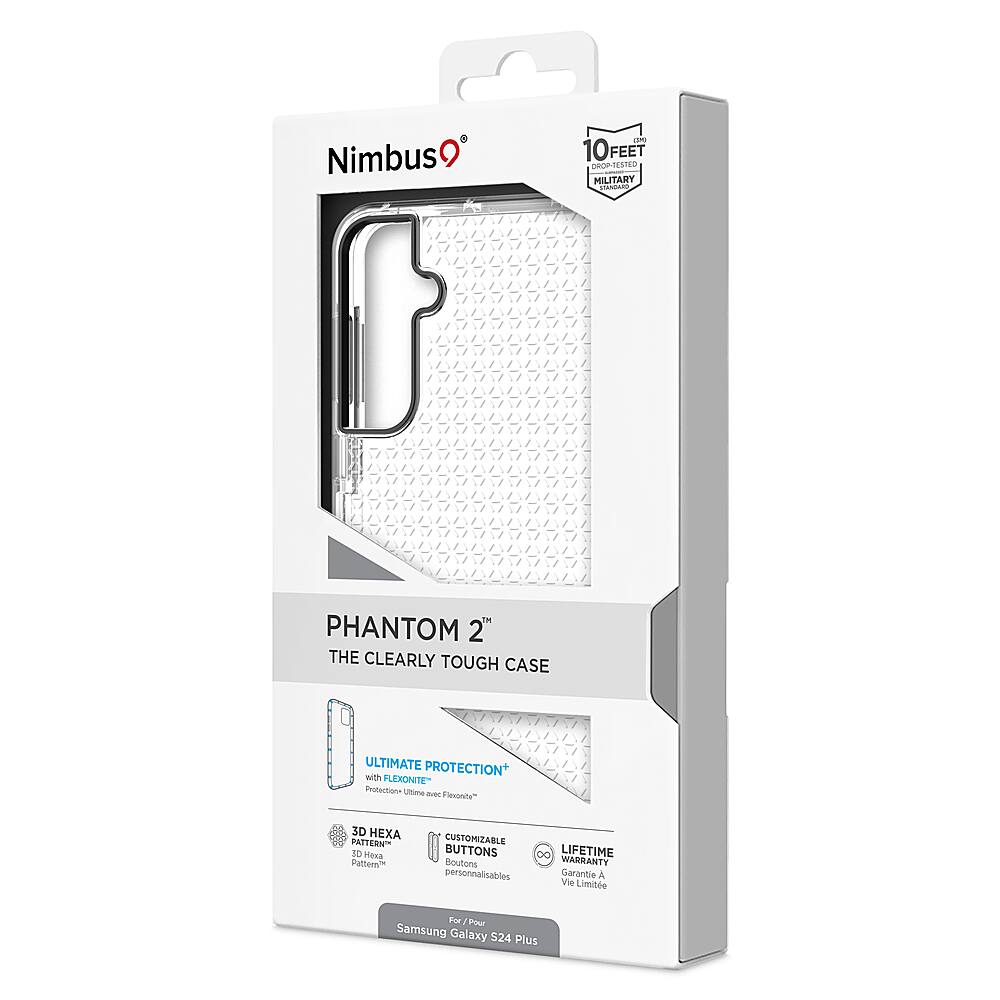 Alt View 3. Nimbus9 - Phantom 2 Case for Samsung Galaxy S24 Plus - Clear.