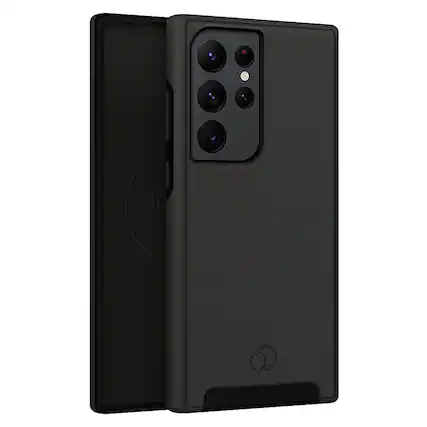 Front. Nimbus9 - Cirrus 2 Case for Samsung Galaxy S24 Ultra - Black.