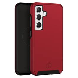 Nimbus9 - Cirrus 2 Case for Samsung Galaxy S24 Case - Basic with Mount - Textured Finish - Integrated Mounting - Crimson