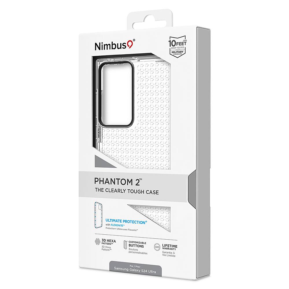 Alt View 3. Nimbus9 - Phantom 2 Case for Samsung Galaxy S24 Ultra - Clear.