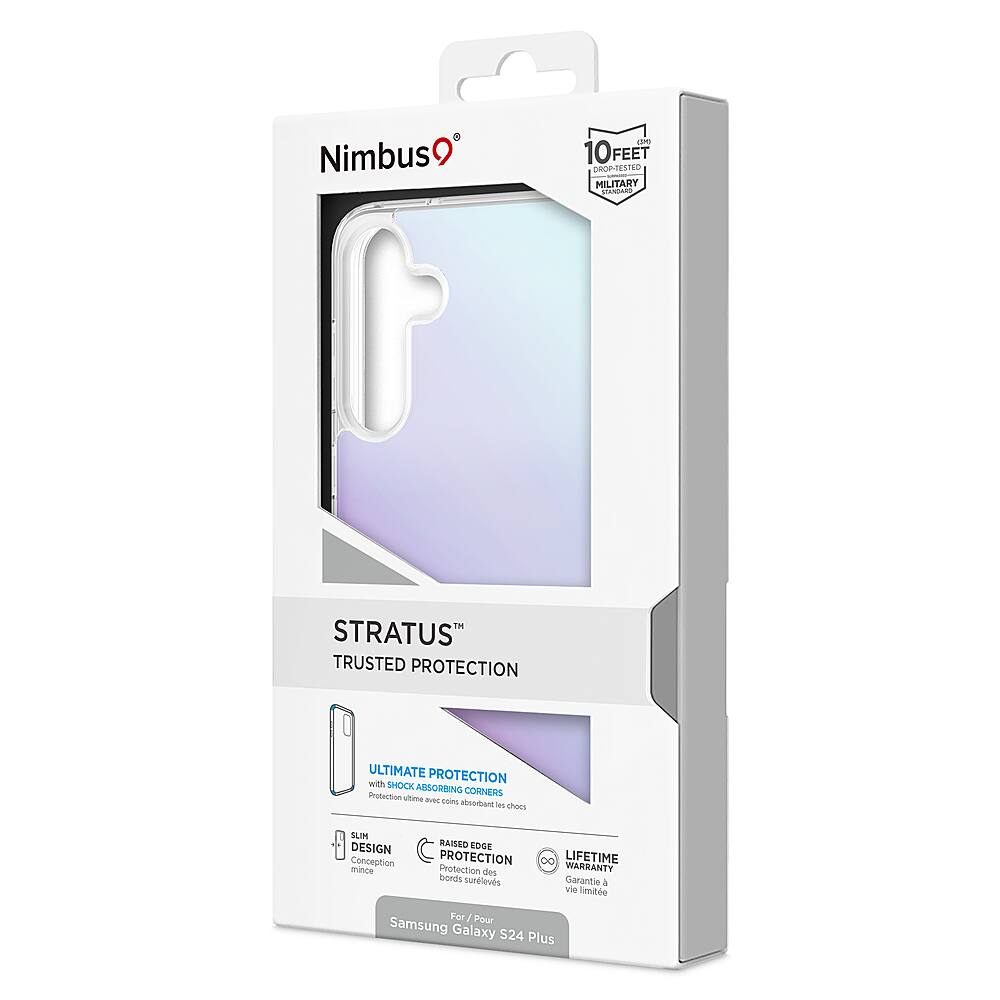 Alt View 3. Nimbus9 - Stratus Case for Samsung Galaxy S24 Plus - Frost.