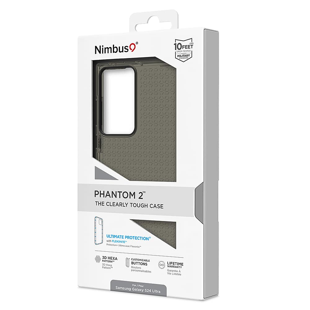 Alt View 3. Nimbus9 - Phantom 2 Case for Samsung Galaxy S24 Ultra - Carbon.