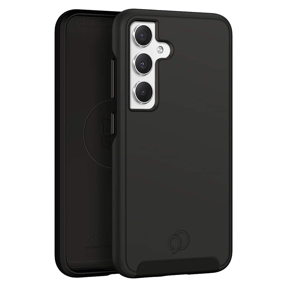 Front. Nimbus9 - Cirrus 2 Case for Samsung Galaxy S24 Plus - Black.