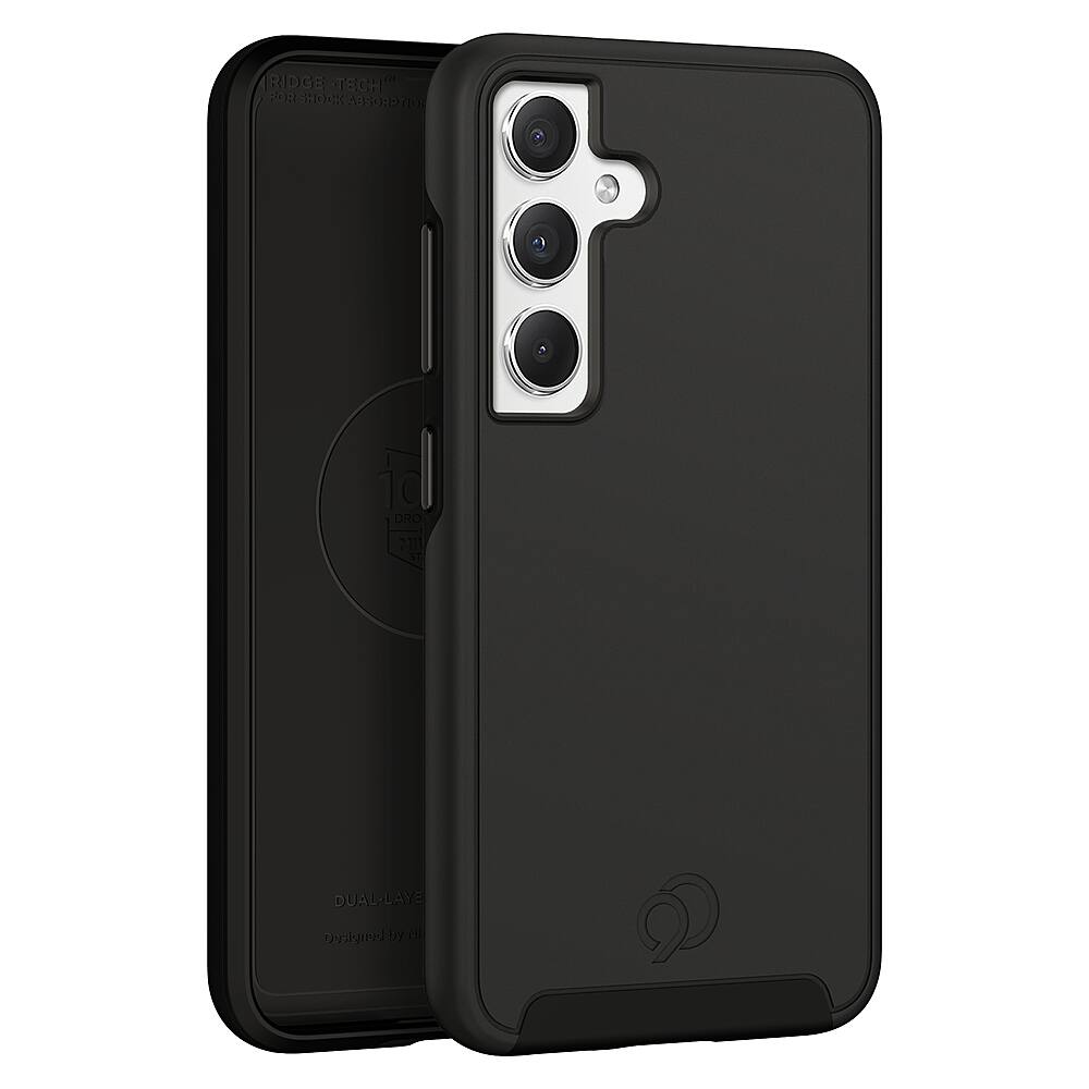 Front. Nimbus9 - Cirrus 2 Case for Samsung Galaxy S24 Plus - Black.