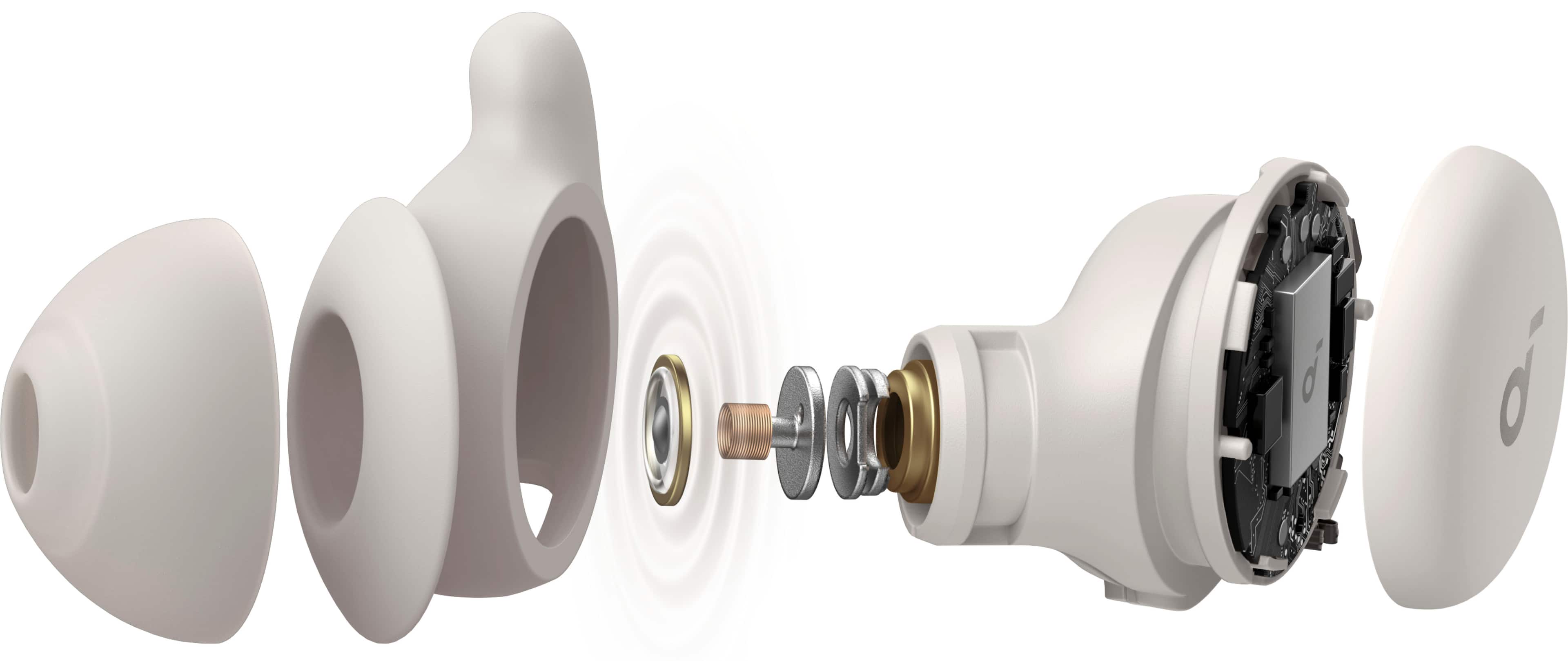 Alt View 12. Soundcore - by Anker Sleep A20 Noise Masking True Wireless Earbud Headphones - Slumber Beige.