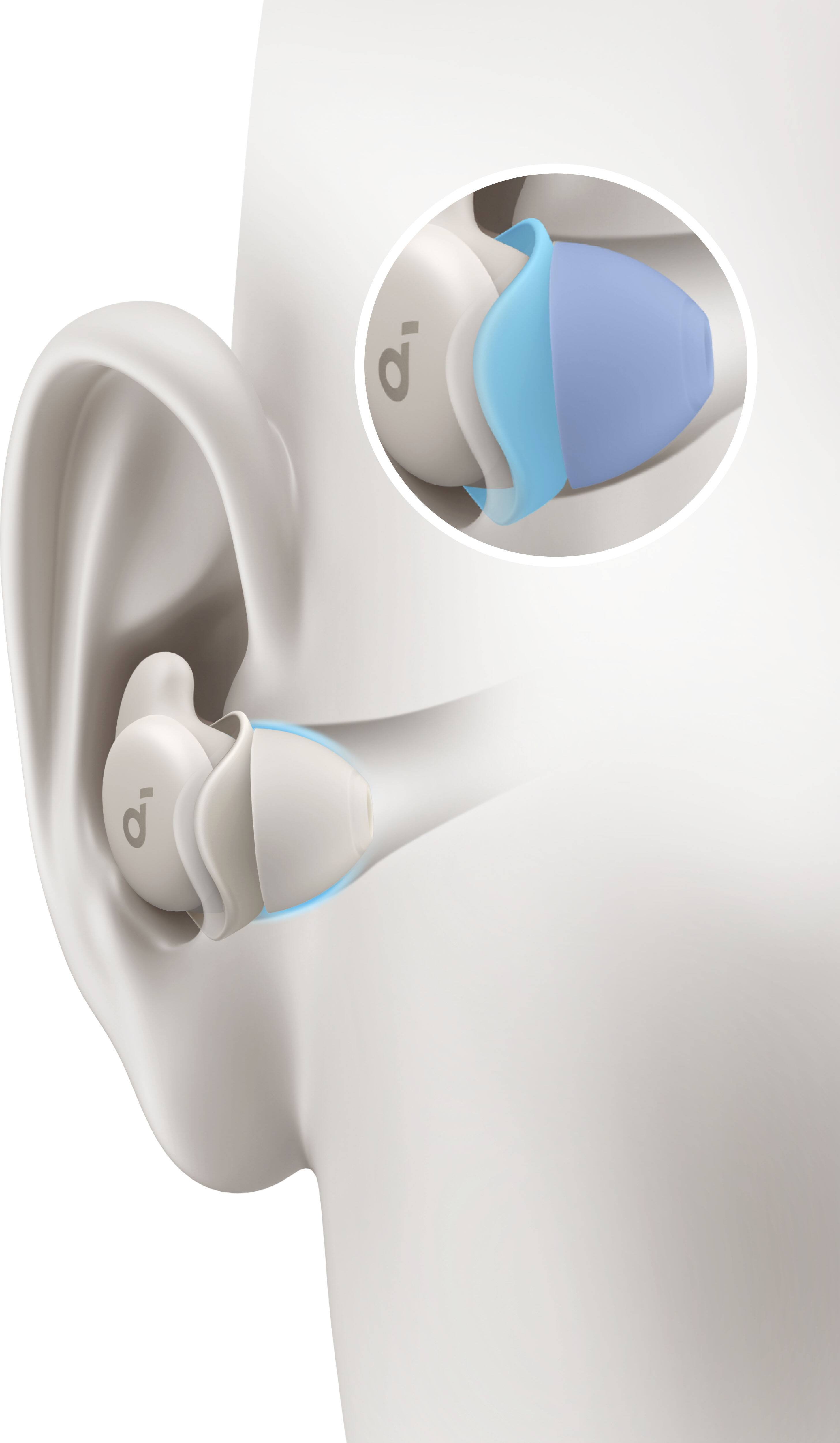 Alt View 13. Soundcore - by Anker Sleep A20 Noise Masking True Wireless Earbud Headphones - Slumber Beige.