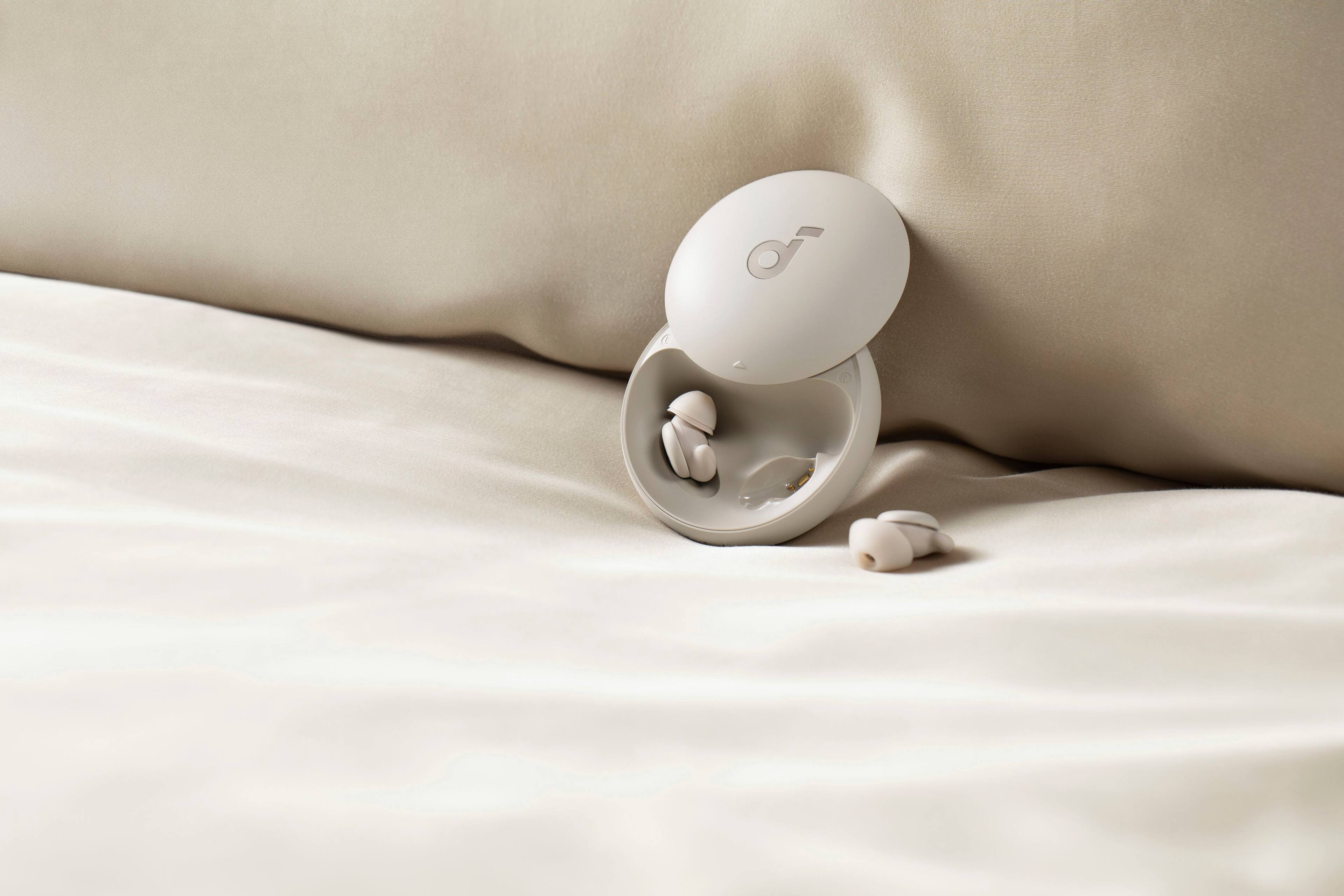 Alt View 14. Soundcore - by Anker Sleep A20 Noise Masking True Wireless Earbud Headphones - Slumber Beige.