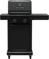 Char-Broil - Pro Series with Amplifire™ Infrared Technology 2-Burner Propane Gas Grill Cabinet, 463676724 - Black - Angle_Zoom