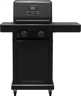 Charbroil - Pro Series with Amplifire Infrared Technology 2-Burner Propane Gas Grill Cabinet, 463676724 - Black