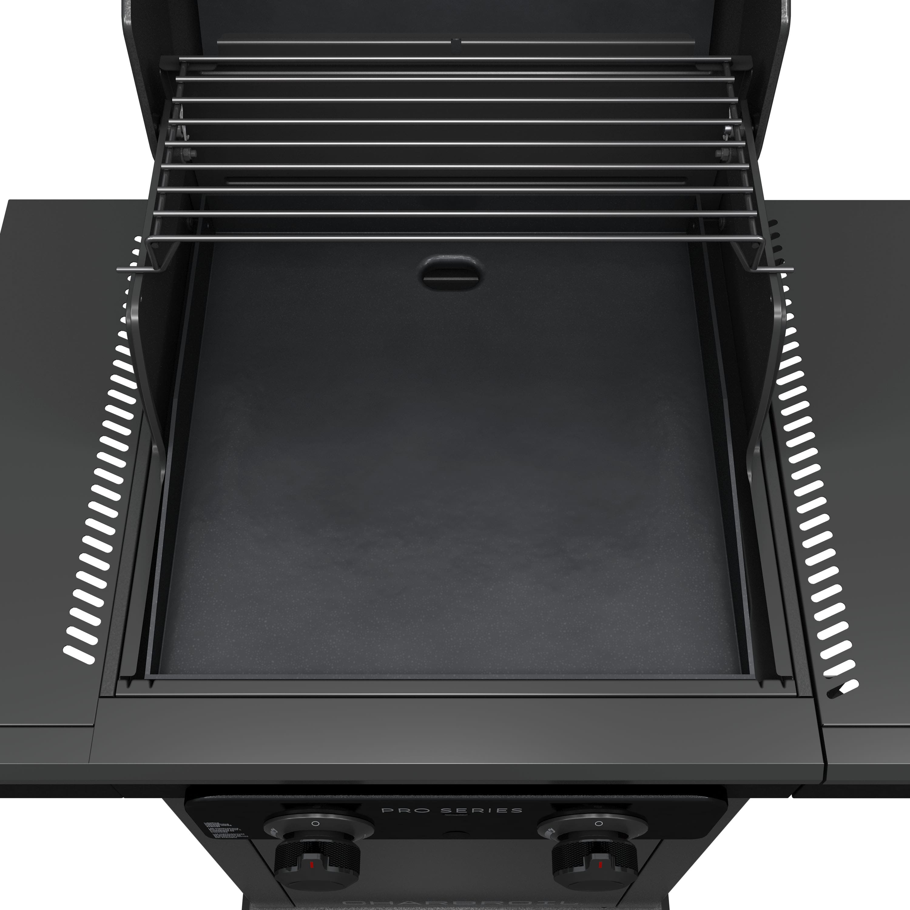 Alt View 14. Charbroil - Pro Series with Amplifire Infrared Technology 2-Burner Propane Gas Grill Cabinet, 463676724 - Black.