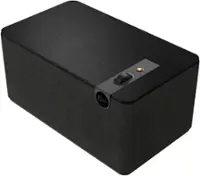 Klipsch - The Three Plus Premium Tabletop Bluetooth Speaker with Broadcast Mode - Matte Black - Front_Zoom