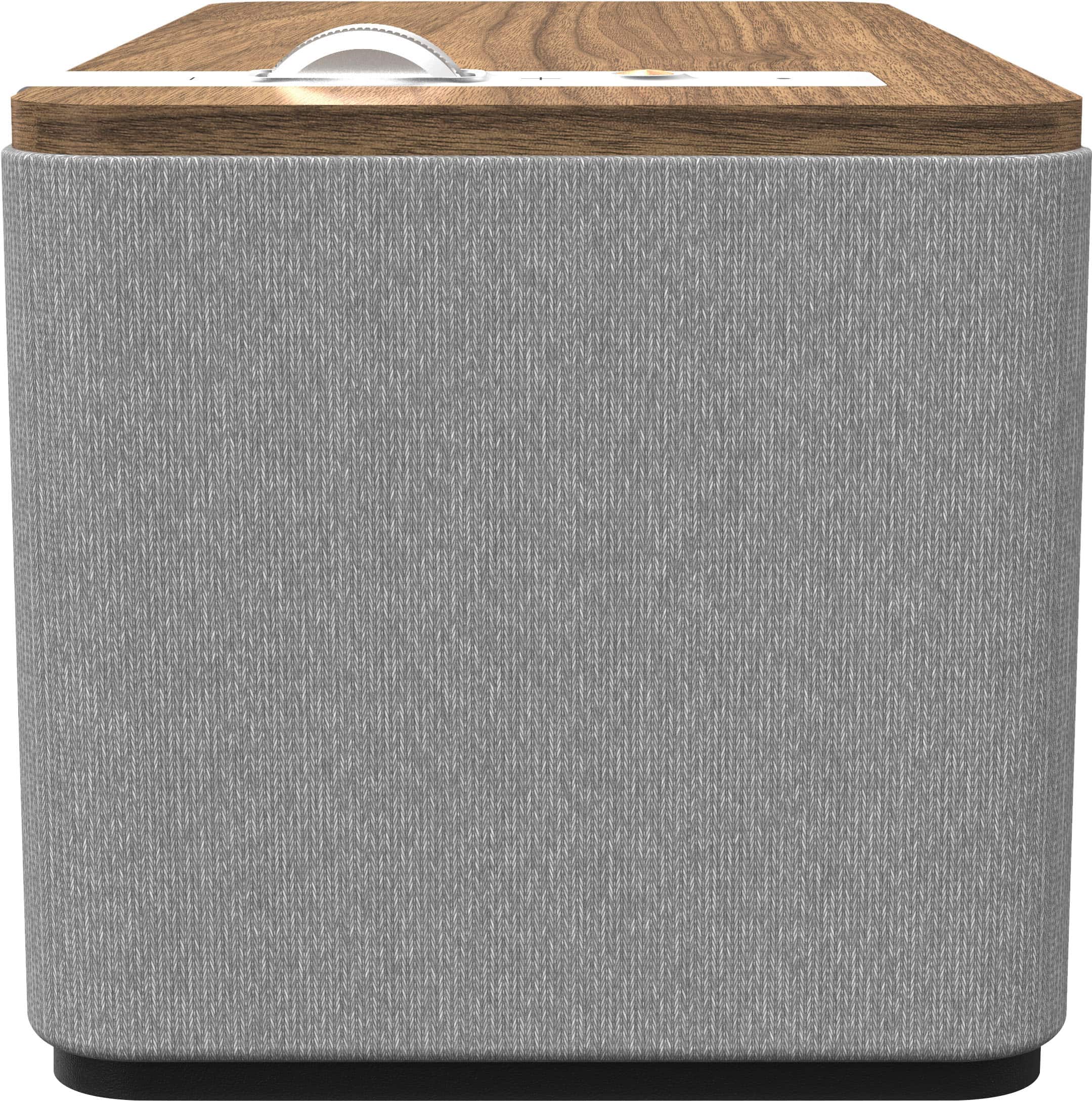 Alt View 11. Klipsch - The One Plus Premium Tabletop Bluetooth Speaker with Broadcast Mode, Walnut - Walnut.