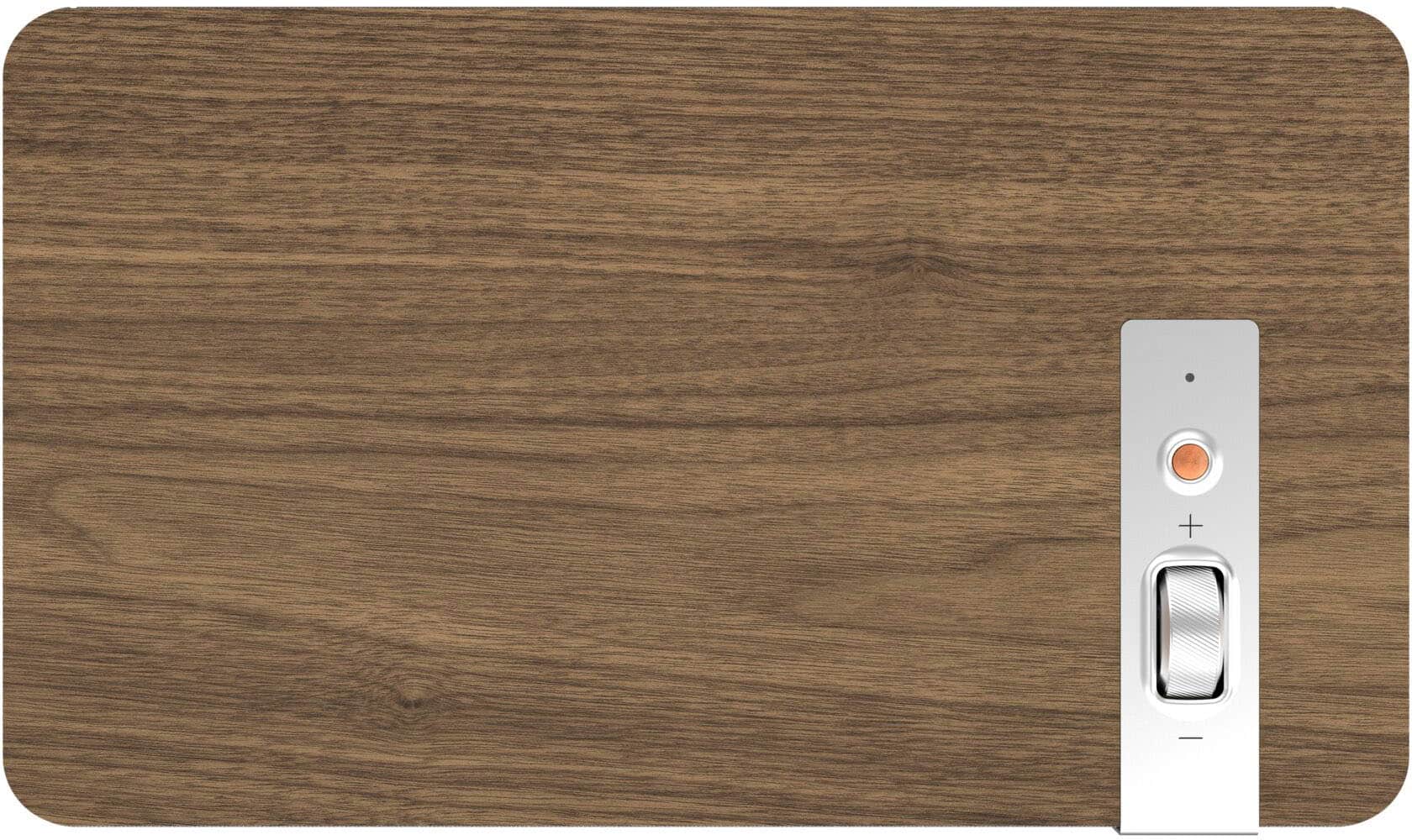 Alt View 11. Klipsch - The Three Plus Premium Tabletop Bluetooth Speaker with Broadcast Mode, Walnut - Walnut.