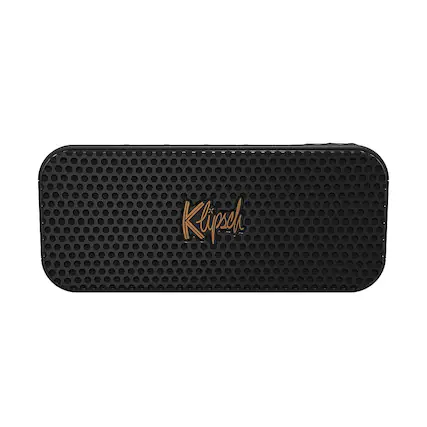 Front. Klipsch - Klipsch Nashville Portable Bluetooth Speaker, Black - Black.