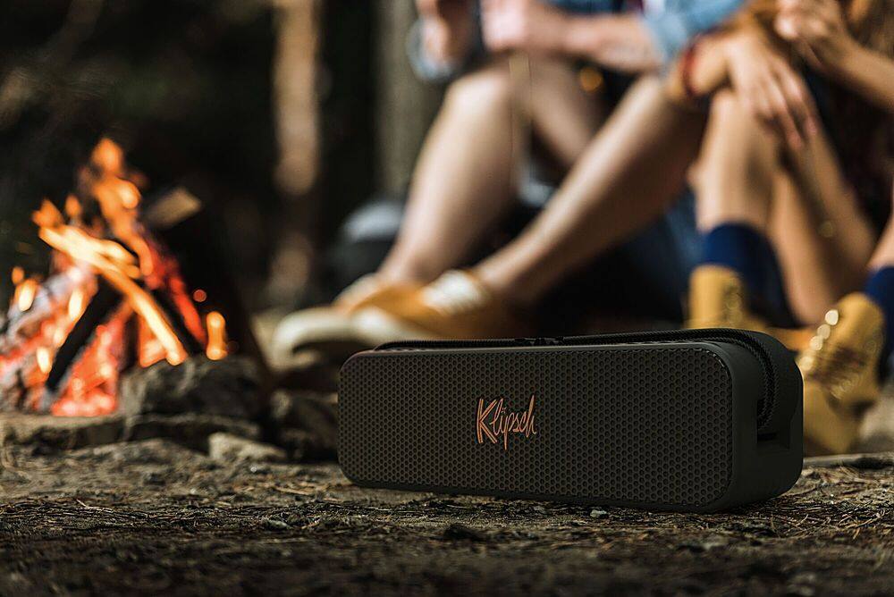 Alt View 18. Klipsch - Klipsch Detroit Portable Bluetooth Speaker - Black.