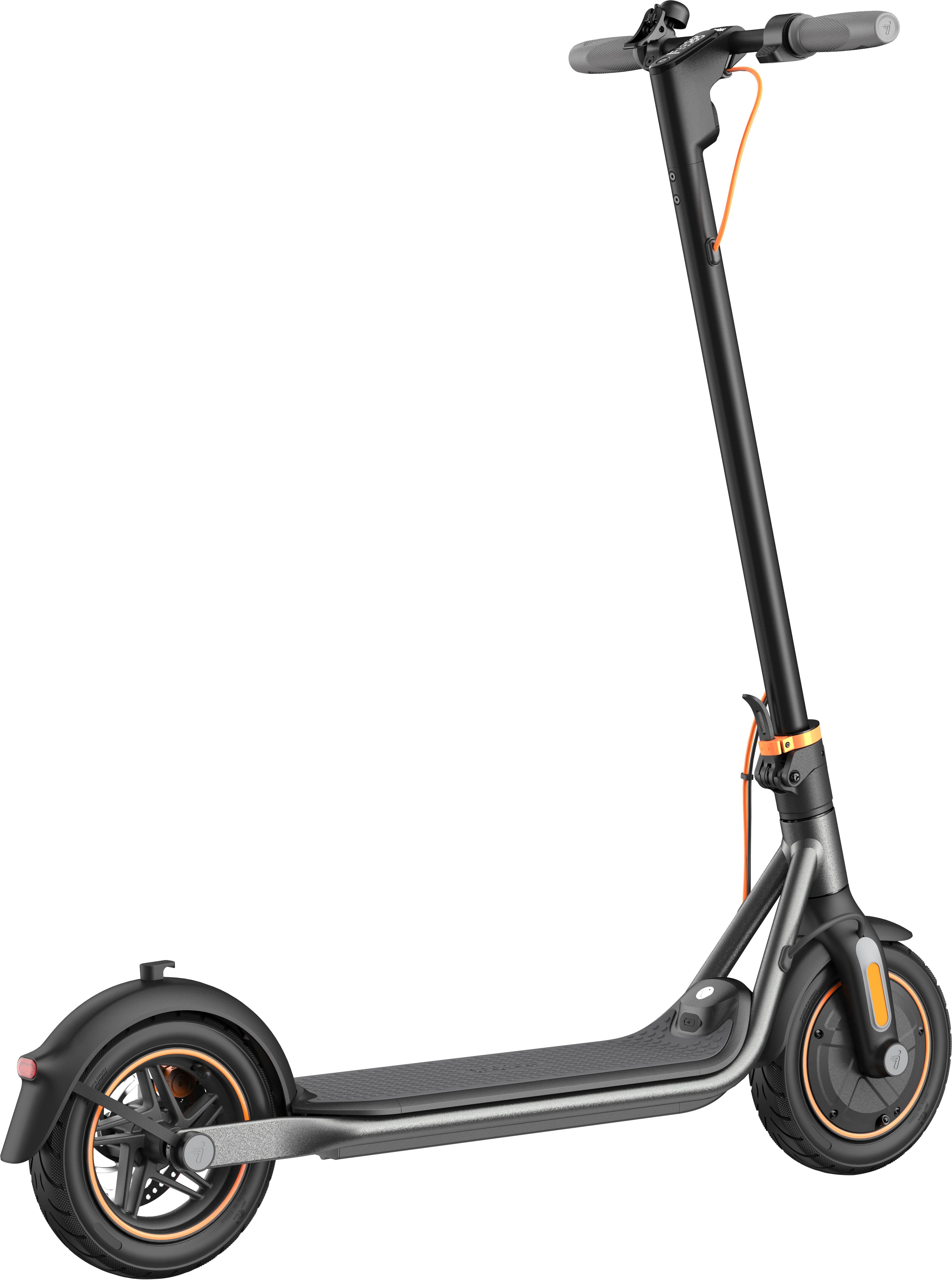 Angle View: Segway - Ninebot F35 Electric Scooter w/24.9 Max Operating Range & 18.6 mph Max Speed - Black