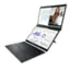 Angle. ASUS - Zenbook DUO Dual 14” 3K OLED Touch Laptop - Intel Core Ultra 9 with 32GB Memory - Intel Arc Graphics - 1TB SSD - Inkwell Gray.