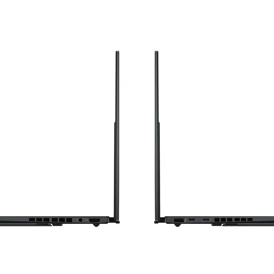 Alt View 12. ASUS - Zenbook DUO Dual 14” 3K OLED Touch Laptop - Intel Core Ultra 9 with 32GB Memory - Intel Arc Graphics - 1TB SSD - Inkwell Gray.