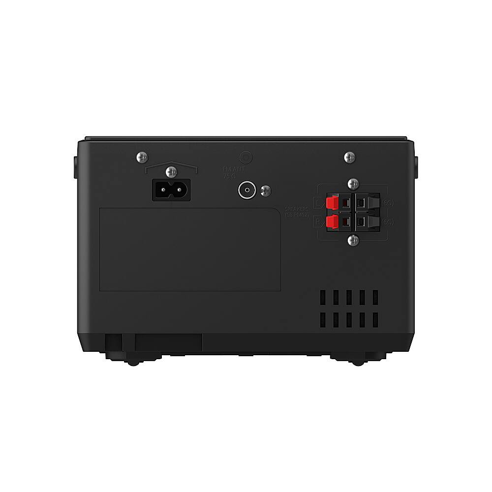 Back. Panasonic - Stereo System with CD, Bluetooth® and Radio, 20W - Black.